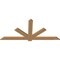 Ekena Millwork Kennewick Timber Gable Bracket, Western Red Cedar, 84"W x 38"H x 1 1/2"D x 5 1/2"F, 11/12 Pitch GBW084X38X0206KEN00SWR - alternate 3